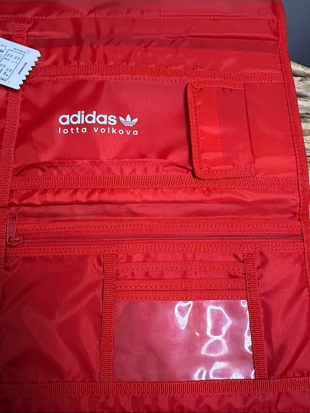 Adidas Originals x Lotta Volkova
3 Fold Red Clutch NWT - Picture 5 of 6